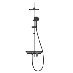 Torneira de Chuveiro Preto Fosco